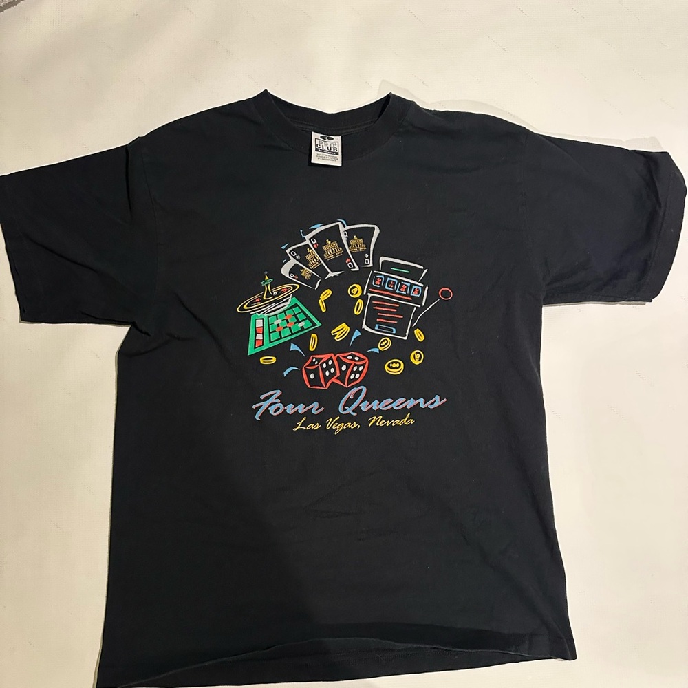 Black Four Queens Las Vegas T-Shirt